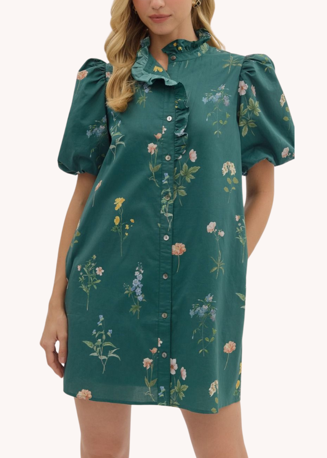 hunter green mini dress Madison Mini Dress in Hunter Green L