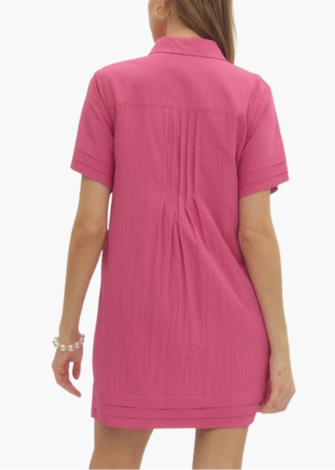 Eleanor Mini Dress in Pink