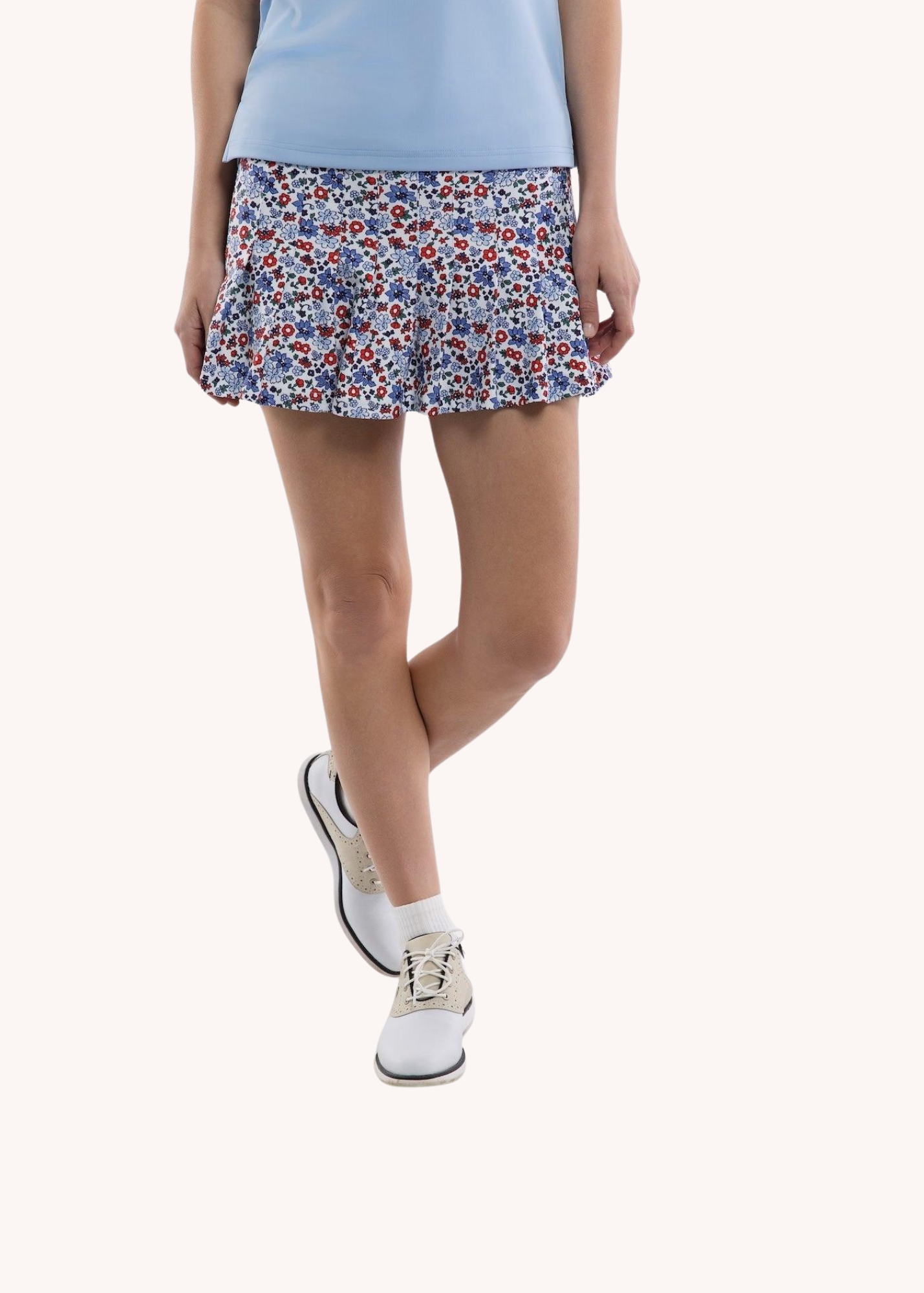 Grey Skort in Dune Floral