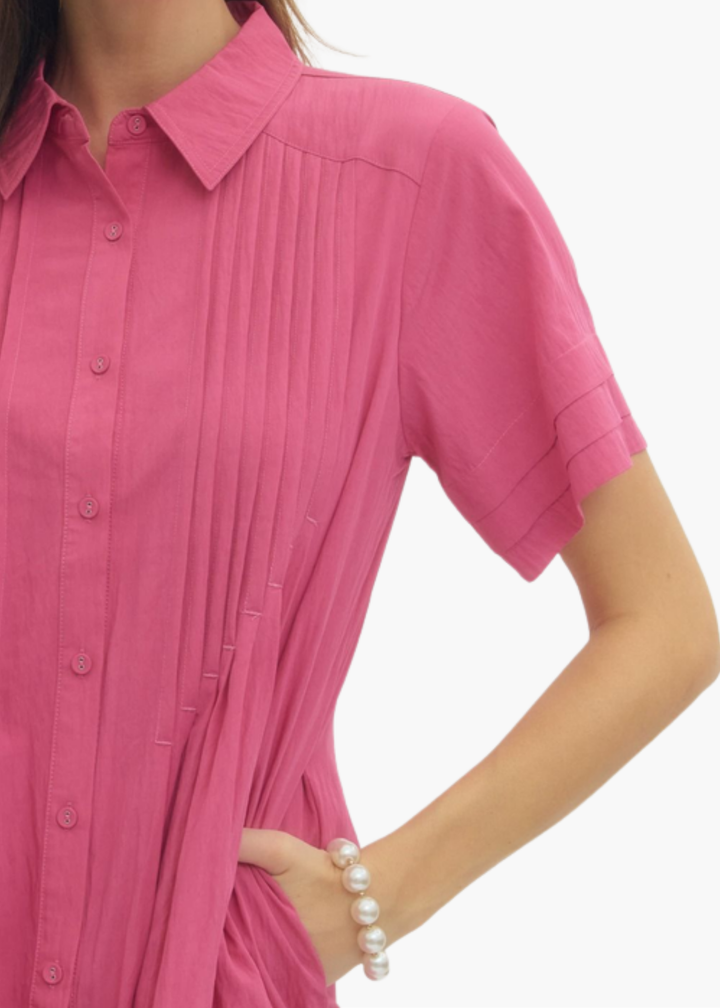 Eleanor Mini Dress in Pink