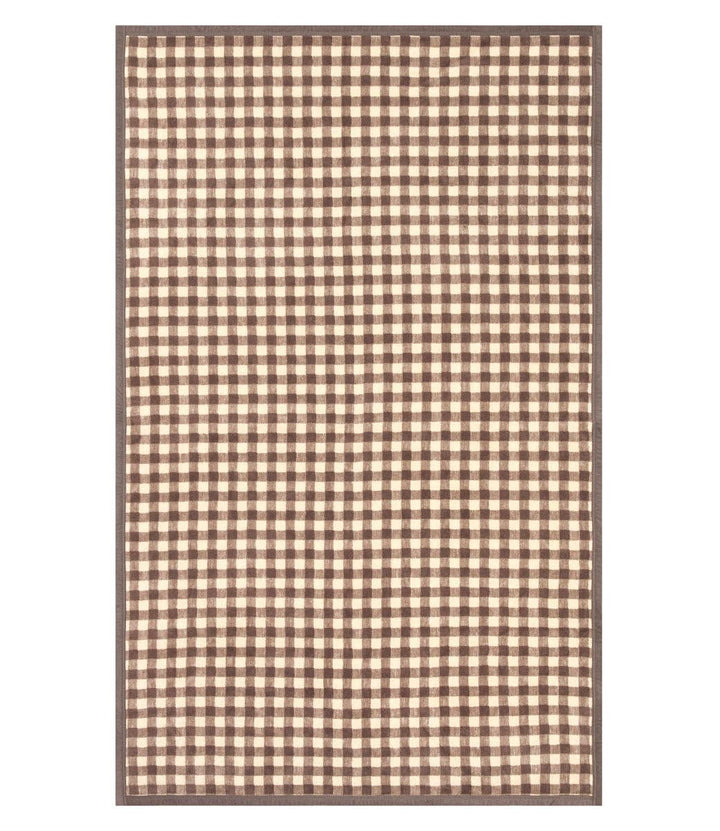 Chappy Wrap Midi Blanket in Gingham Mocha