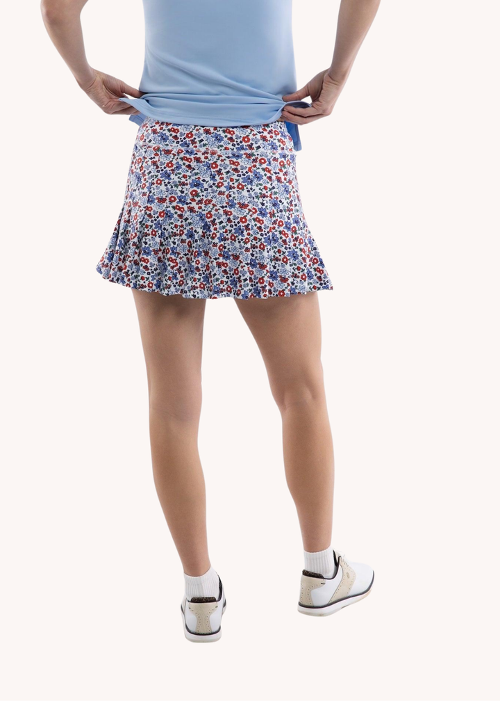 Grey Skort in Dune Floral