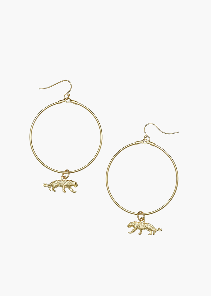 Tiger Loop Earrings