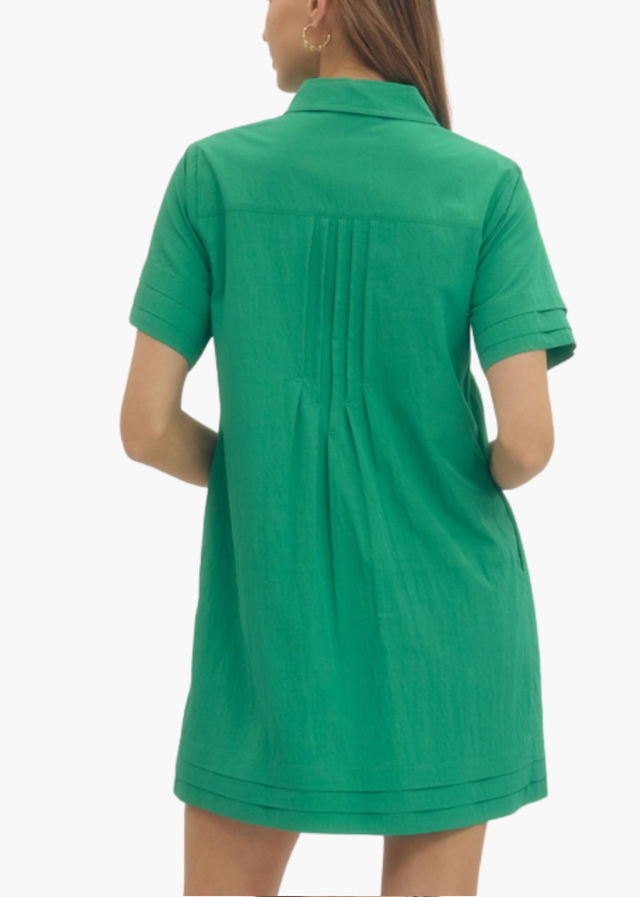 Eleanor Mini Dress in Green