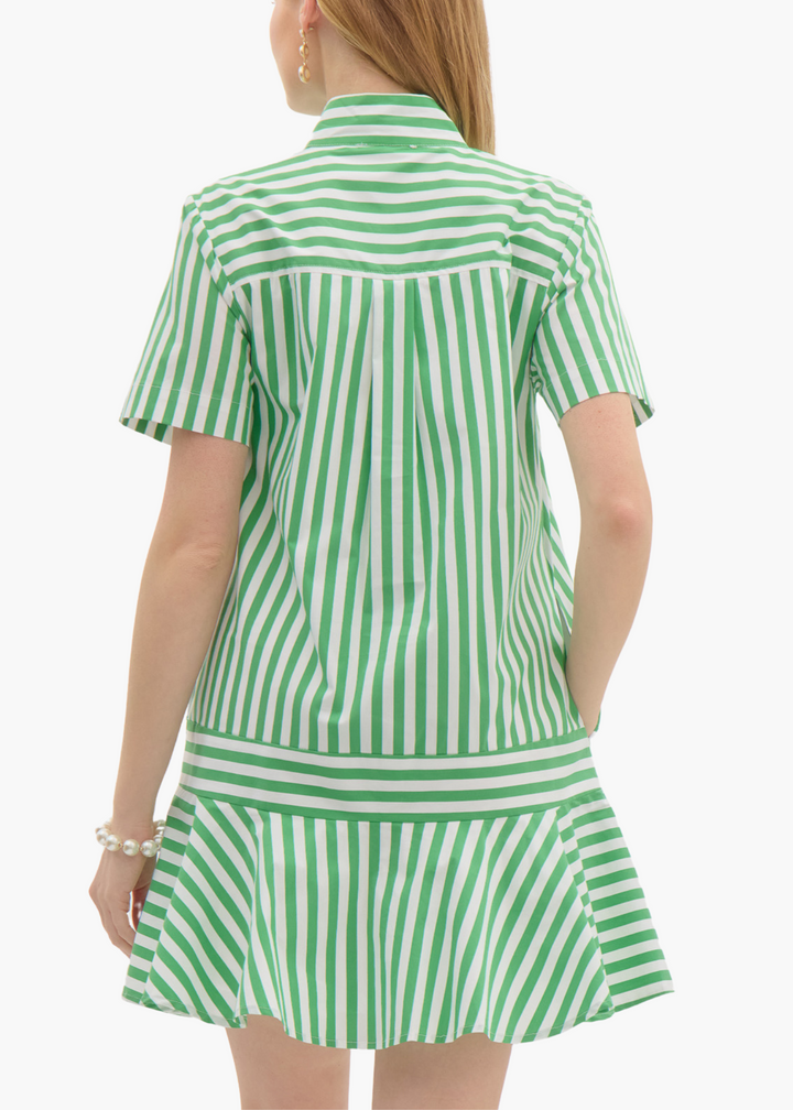 Devon Mini Dress in Green
