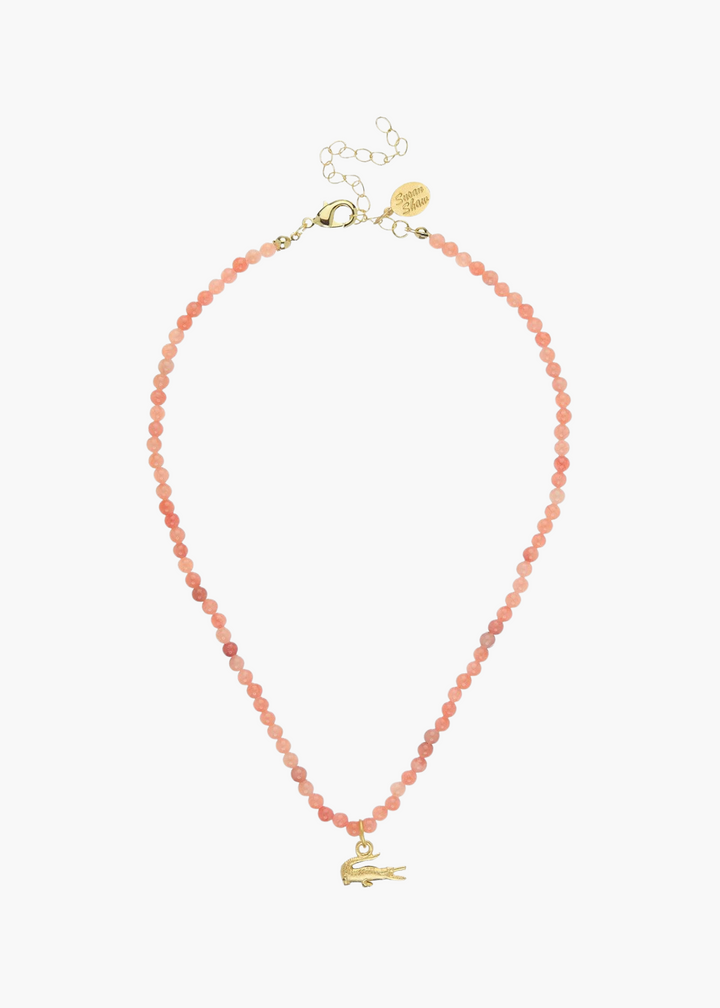 Alys Alligator Coral Necklace