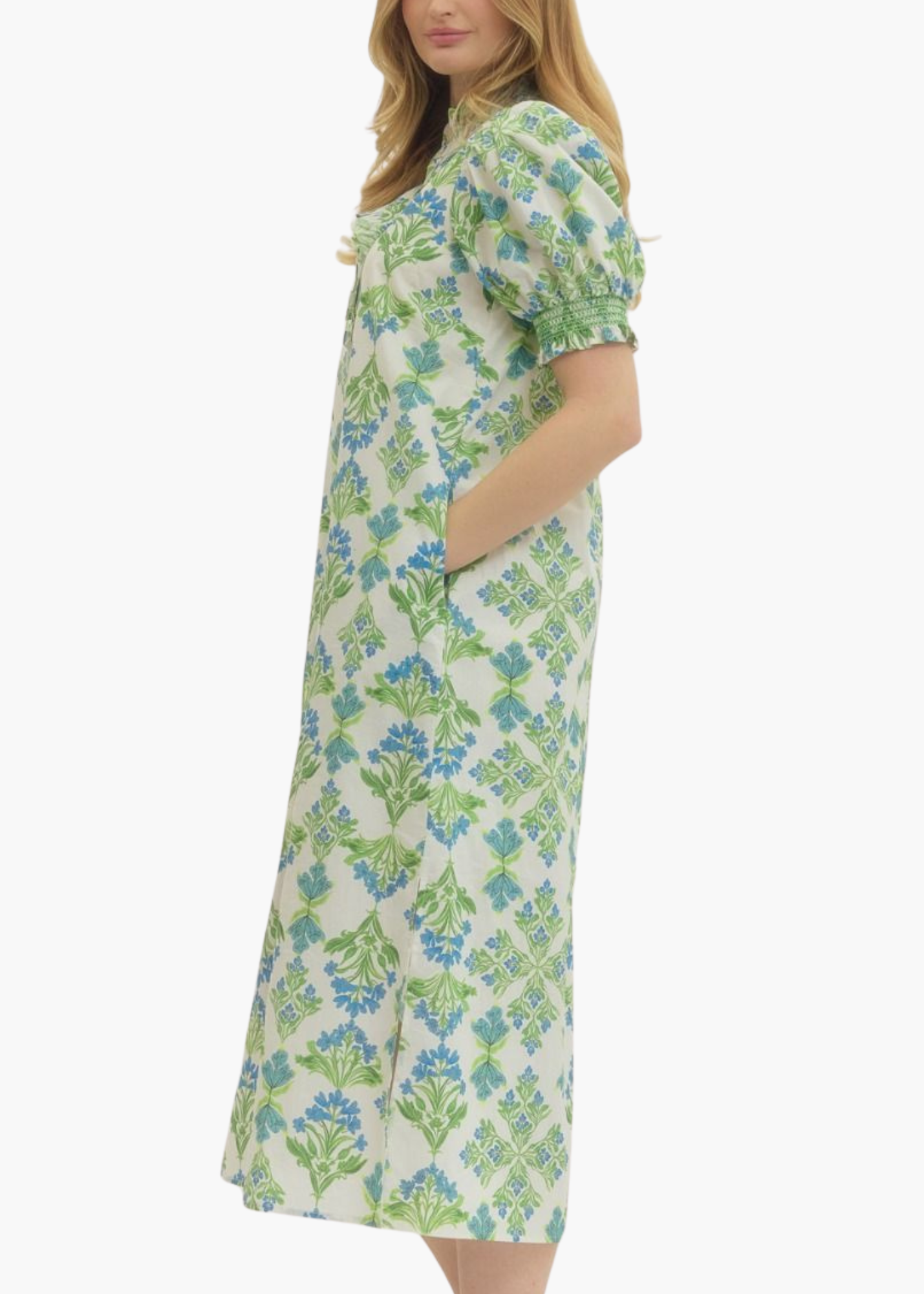 Sacha Midi Dress in Cream