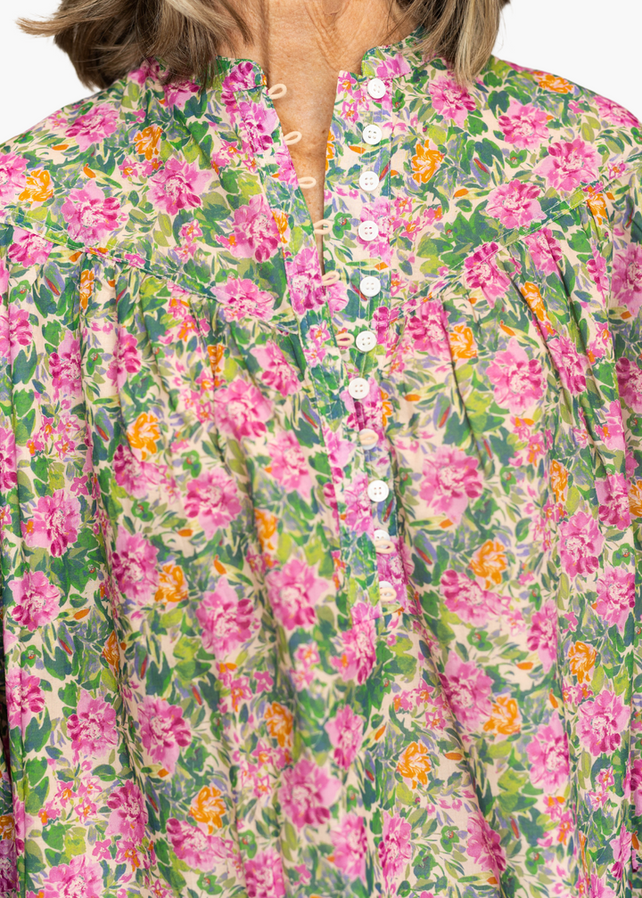 Dawn Smocked Sleeve Blouse