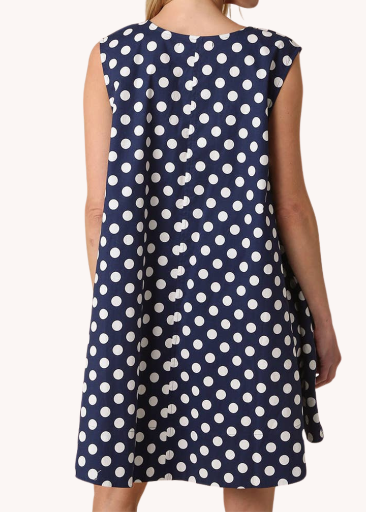 Erin Polka Dot Swing Mini Dress