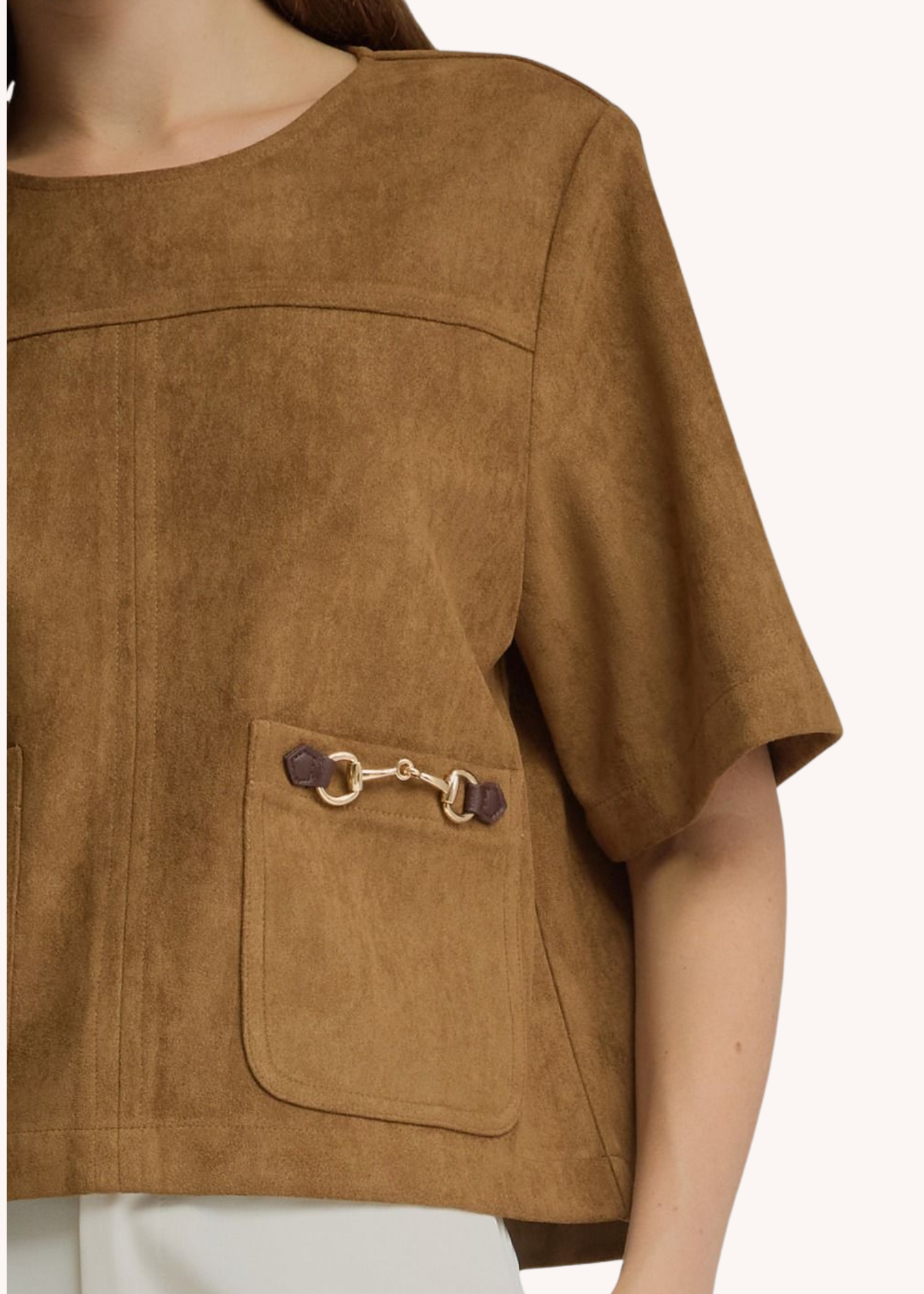 Ryder Top in Saddle
