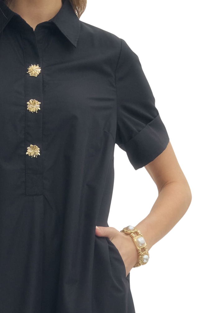 Sloane Midi Dress in Navy