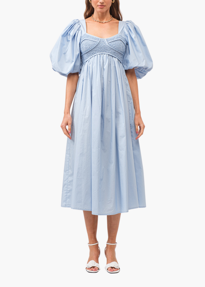 Cara Dress in Light Blue