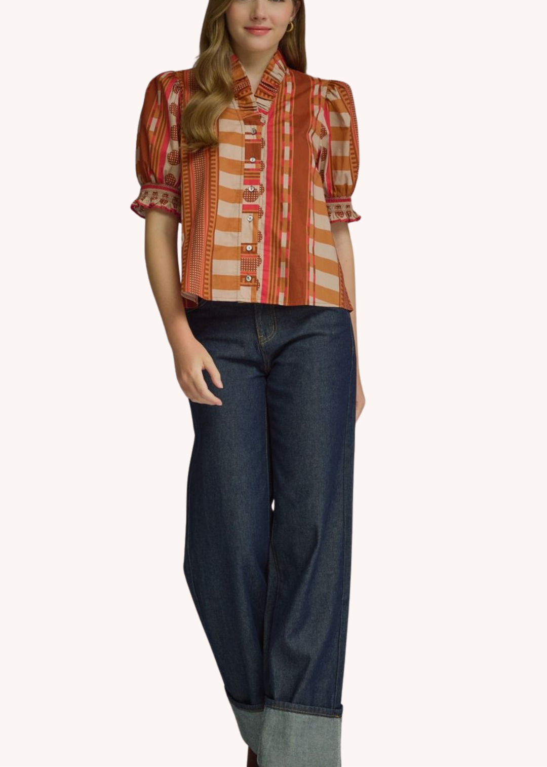Wilson Top in Cinnamon