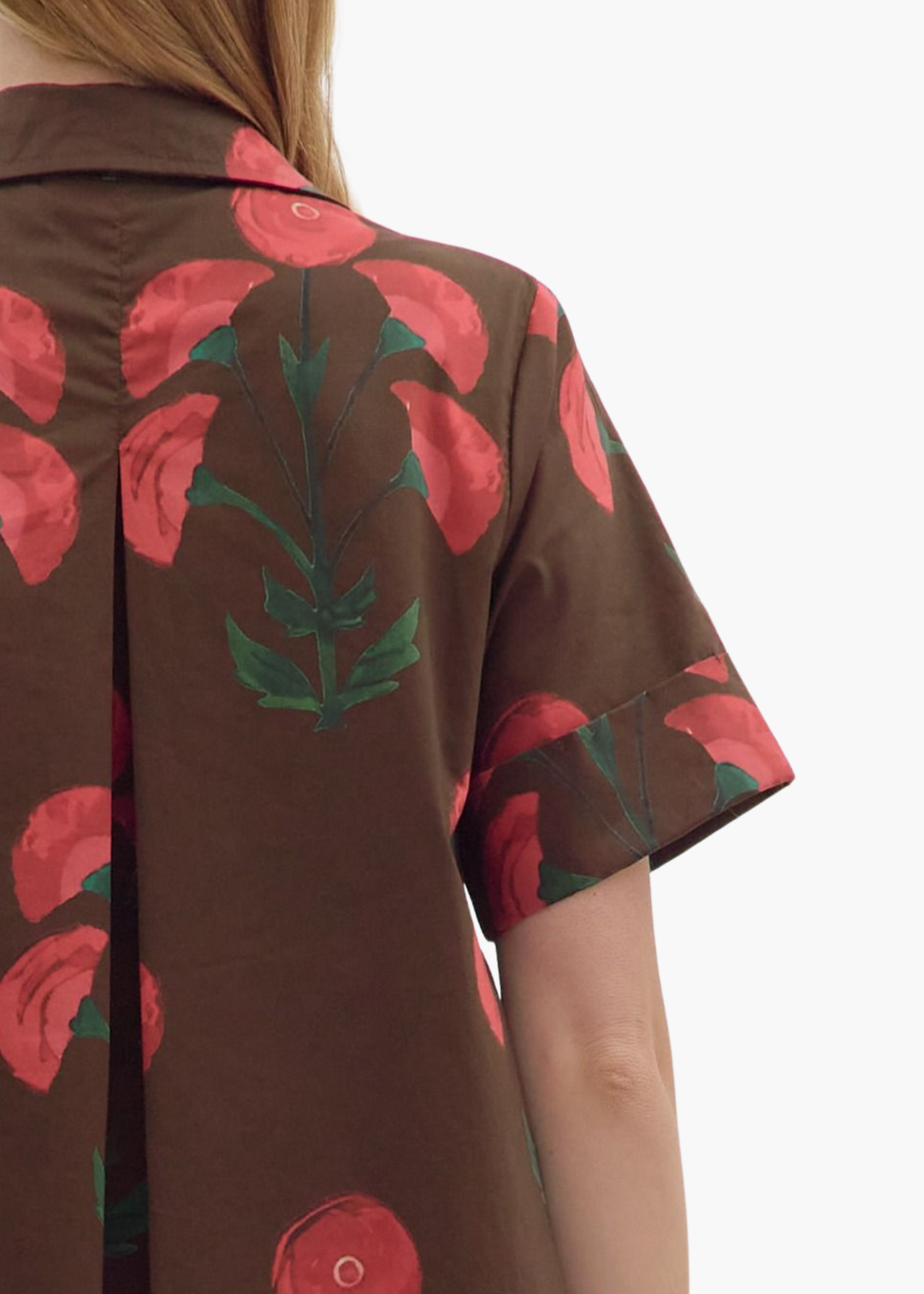 Lori Midi Dress in Brown