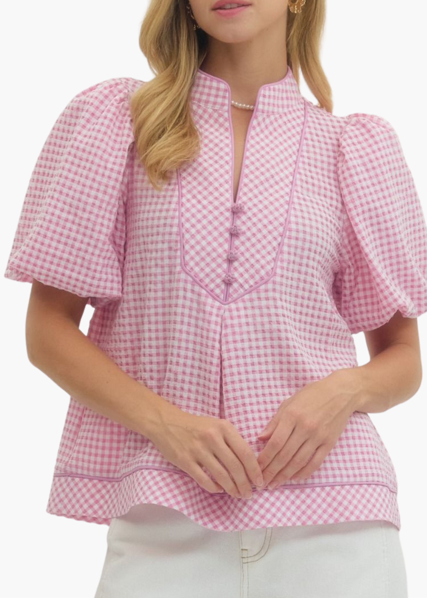 Summer Kaftan Top in Orchid