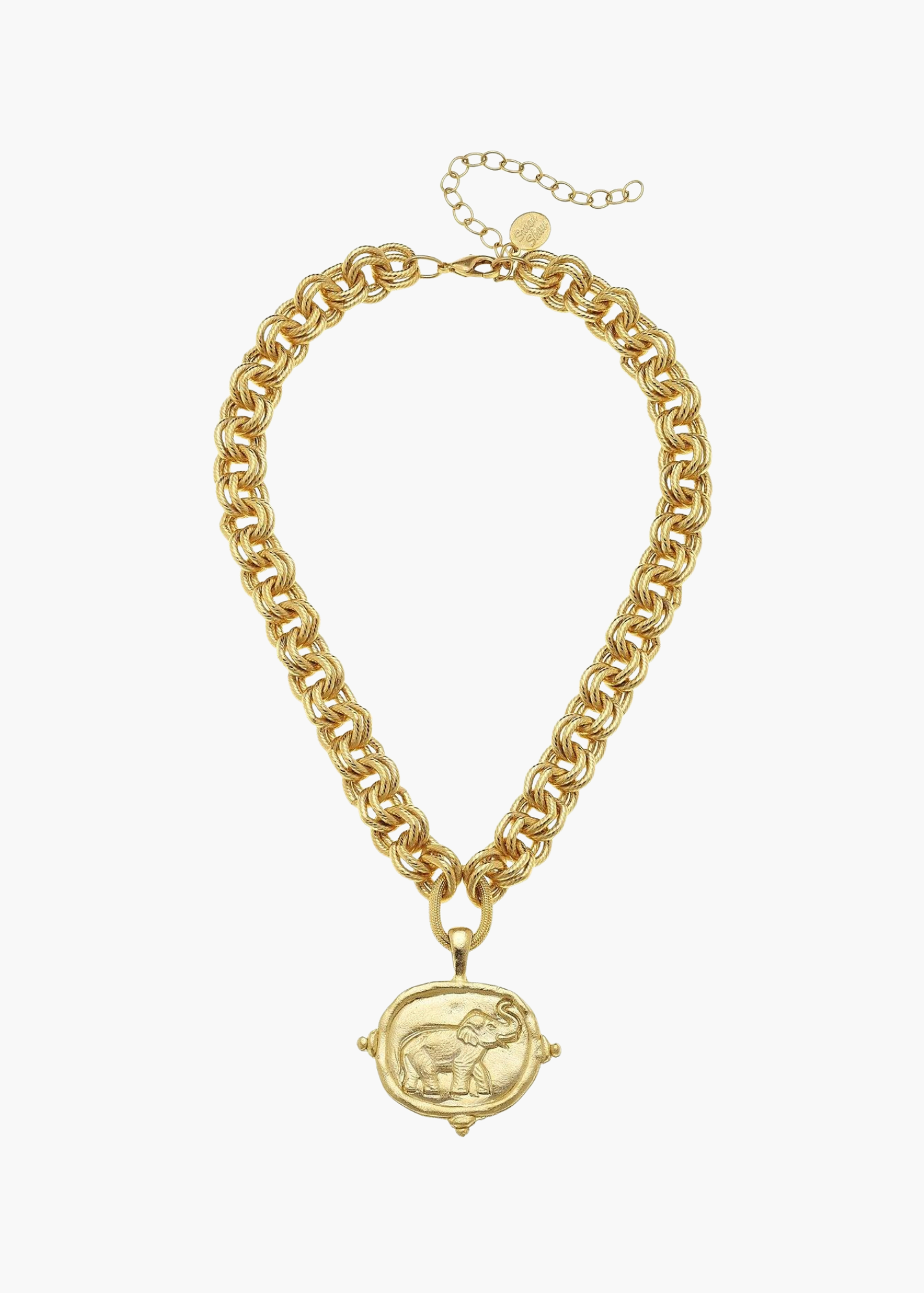 Elephant Intaglio Necklace