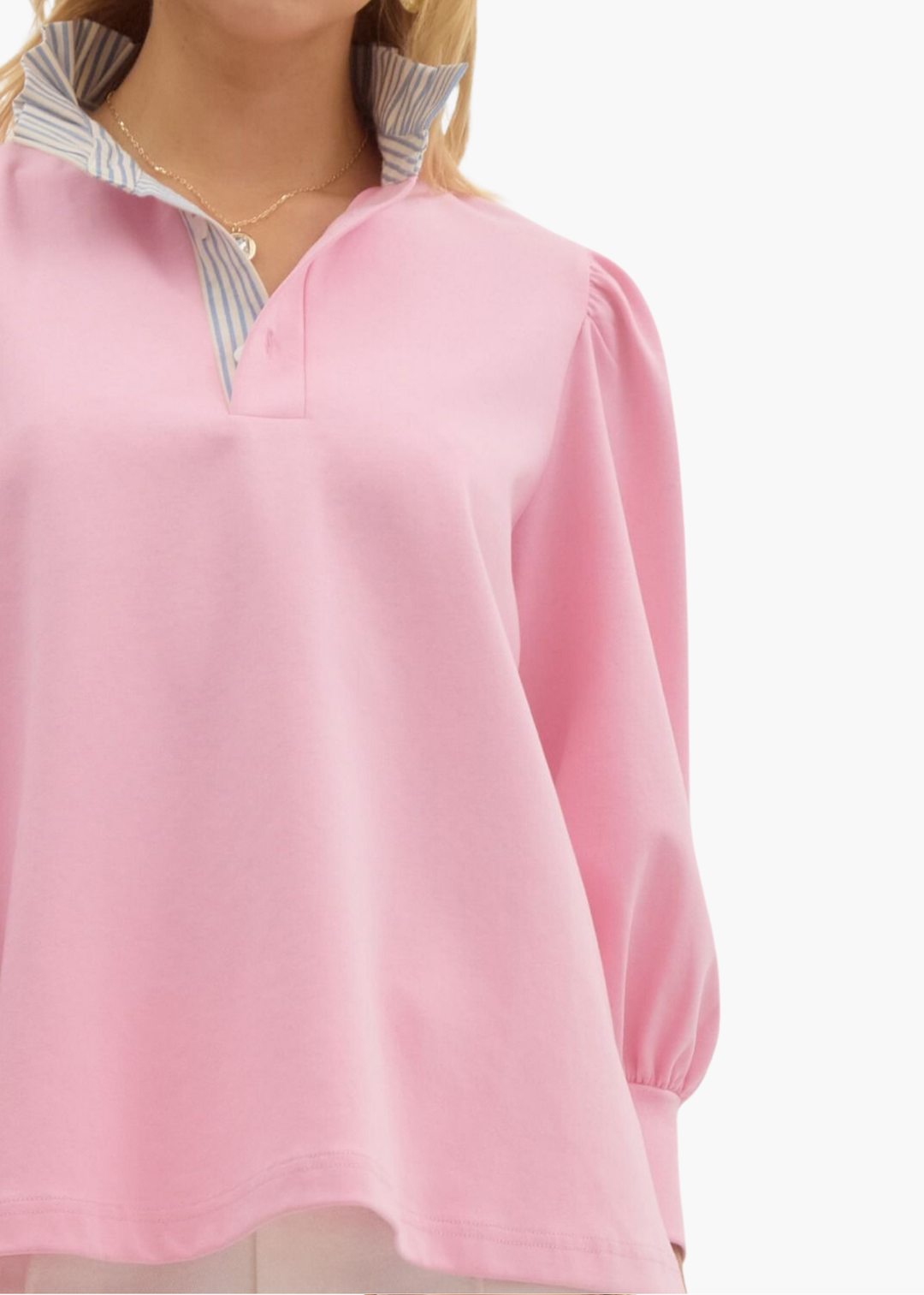 Beckham Pullover in Light Pink