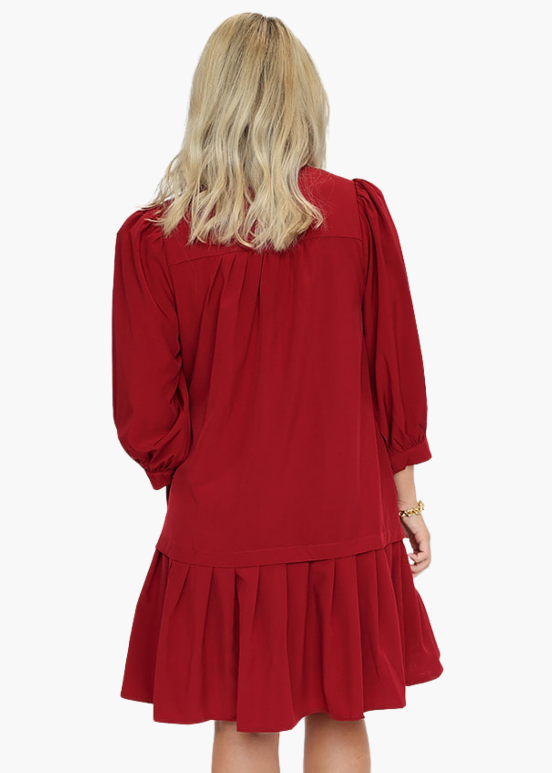 Elizabeth Mini Dress in Scarlet