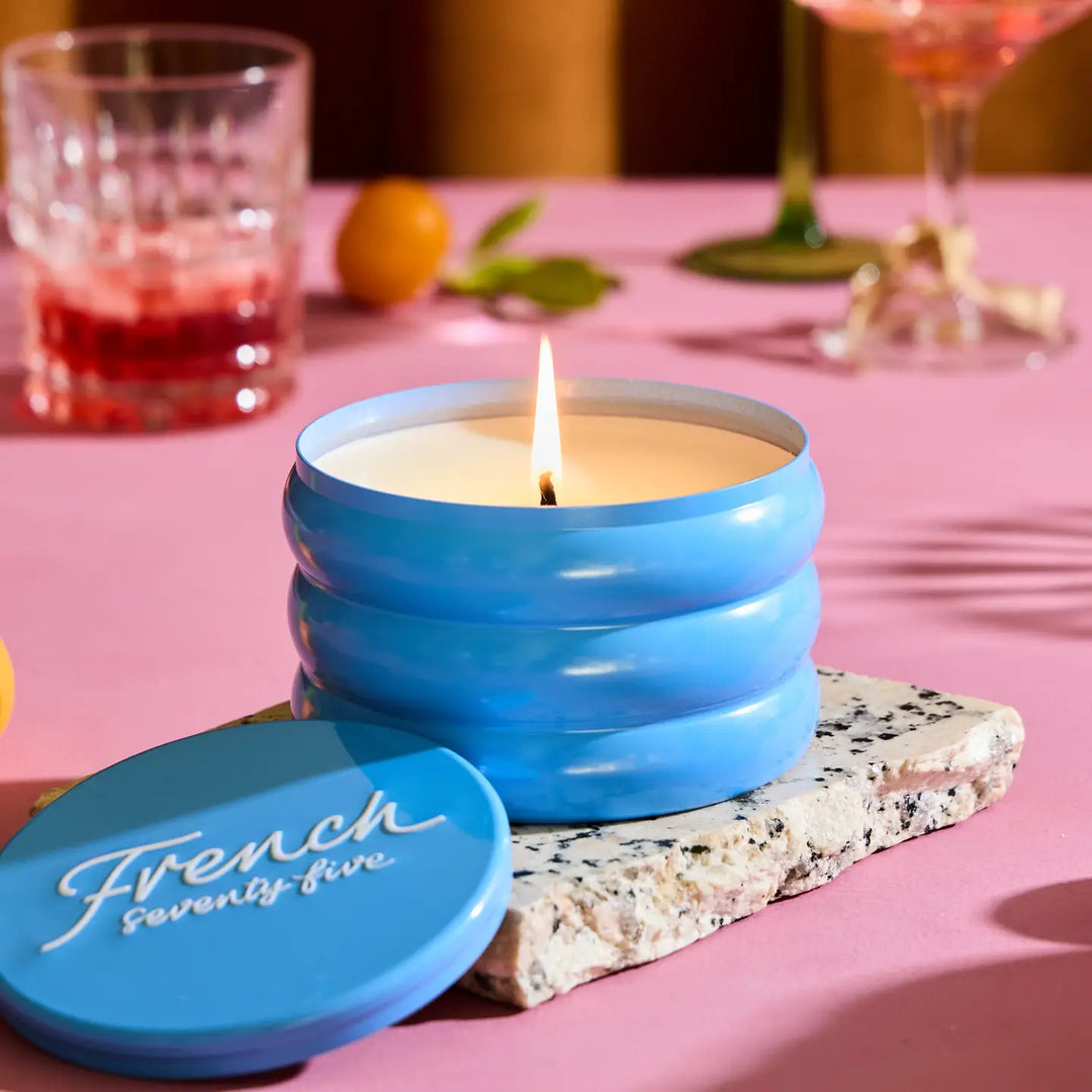 French Seventy Five 13 oz Tin Candle