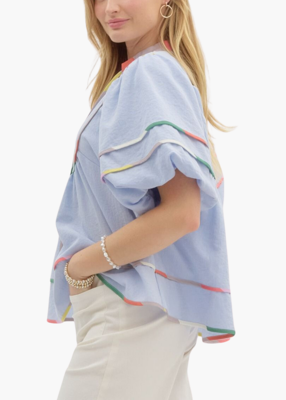 Amelia Top in Blue