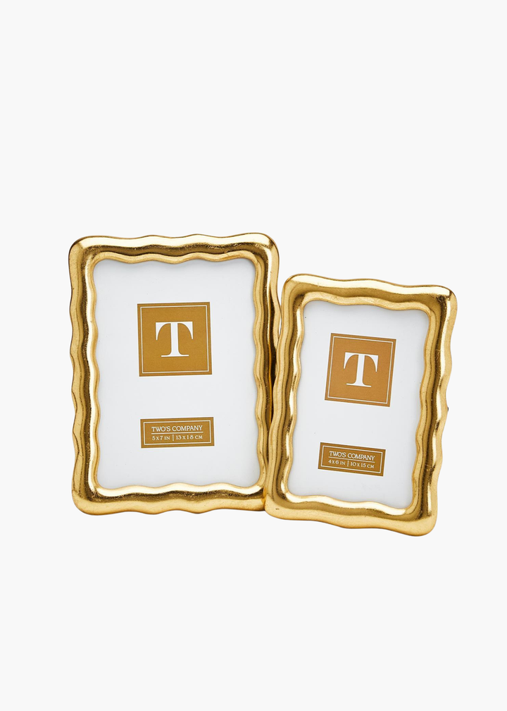 Vintage Ore Wavy Frames in Gold