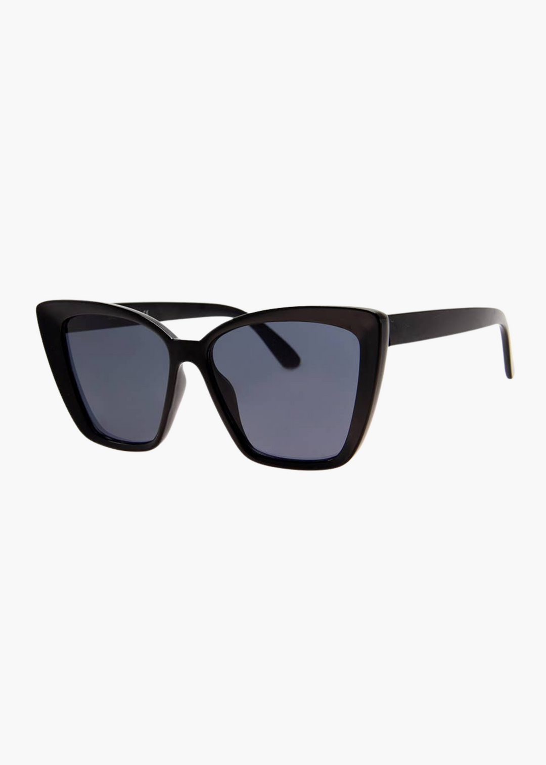 Oversized Cat Eye Sunglasses in Black