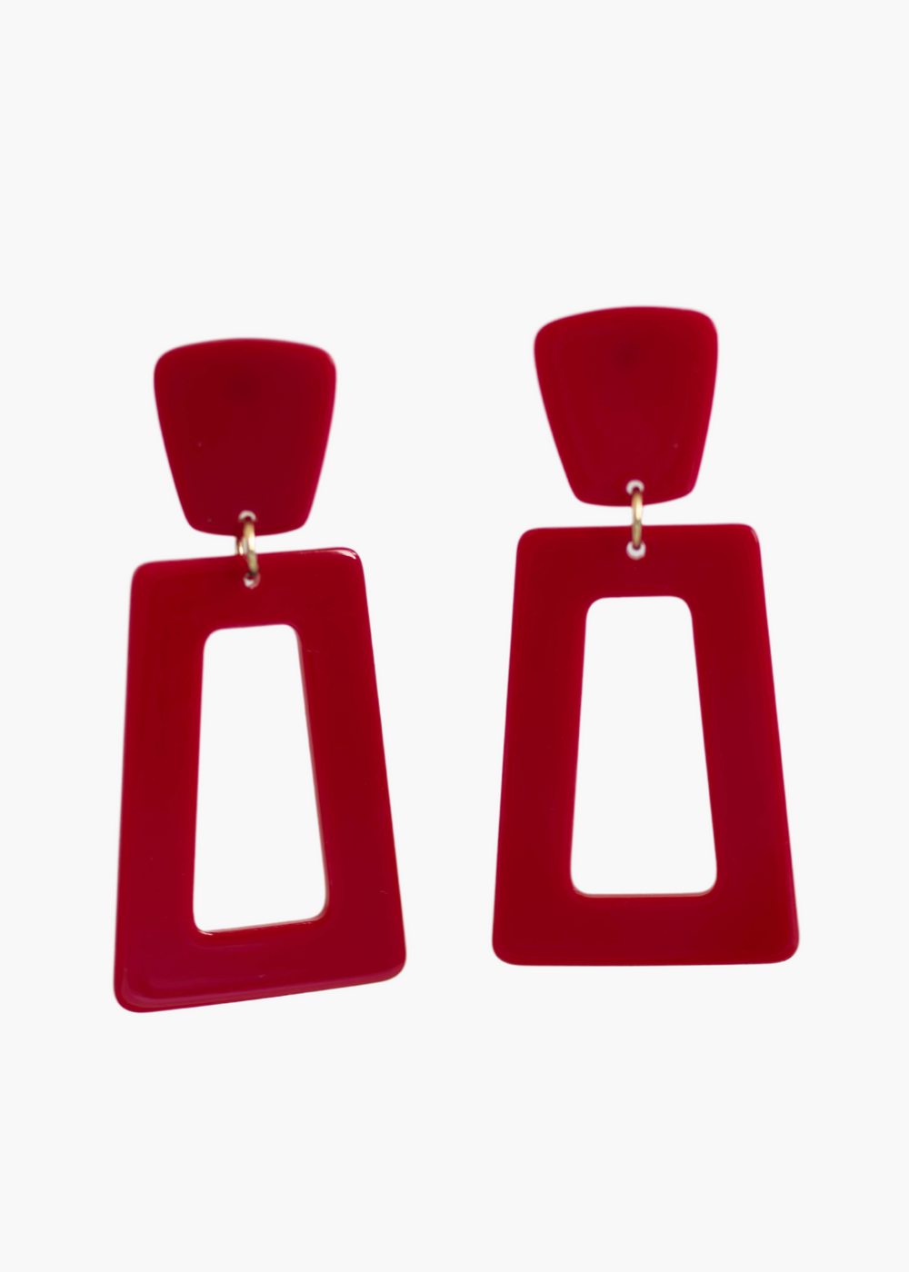 Kennedy Earrings in Red