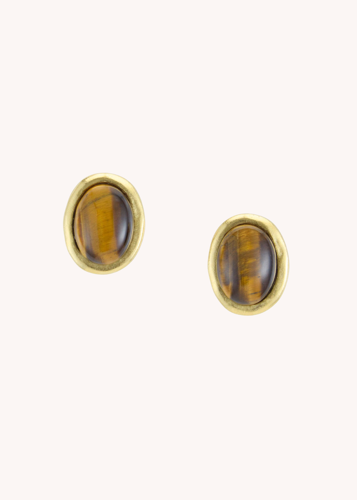 Caroline Studs in Tiger's Eye