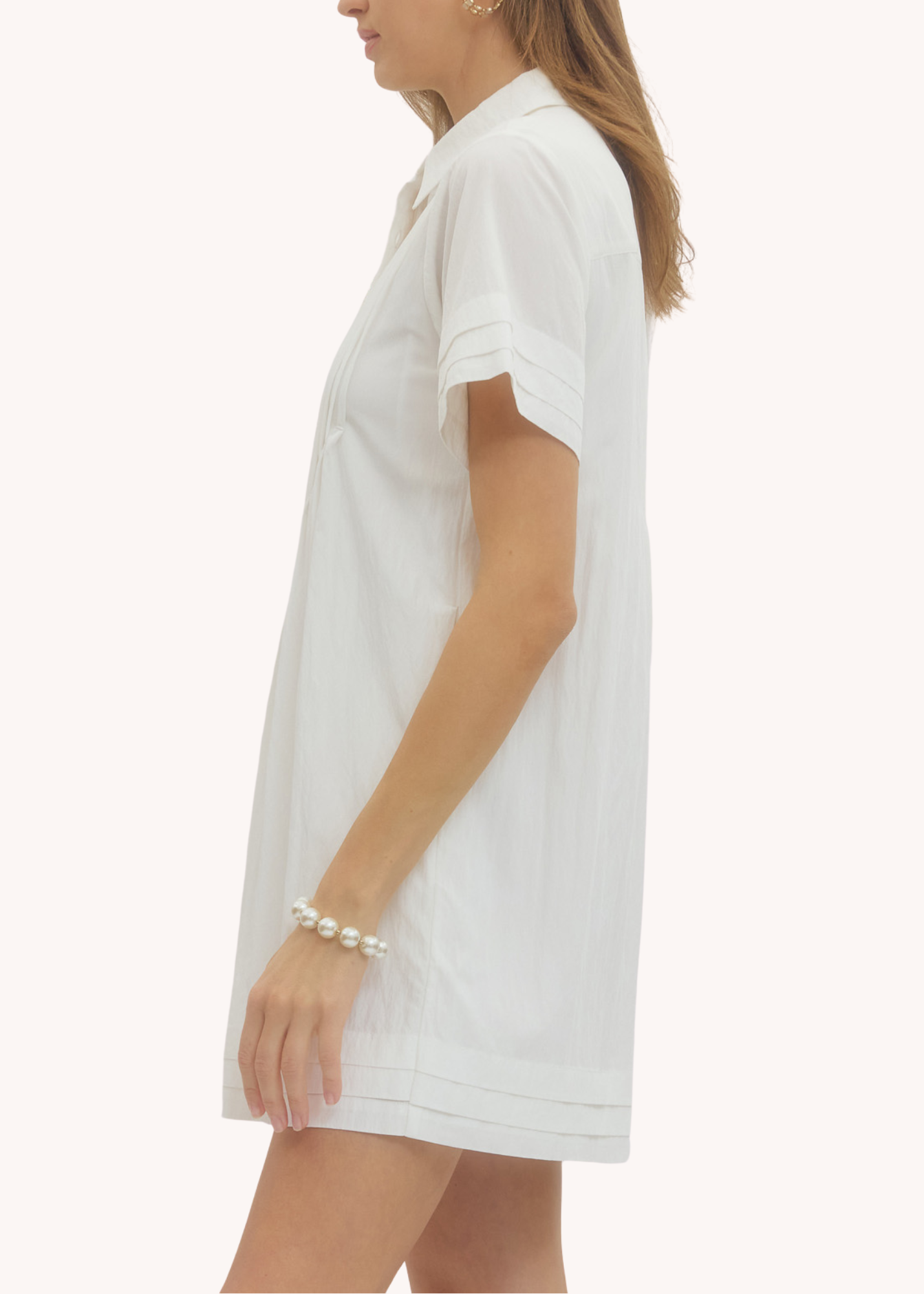 Eleanor Mini Dress in White