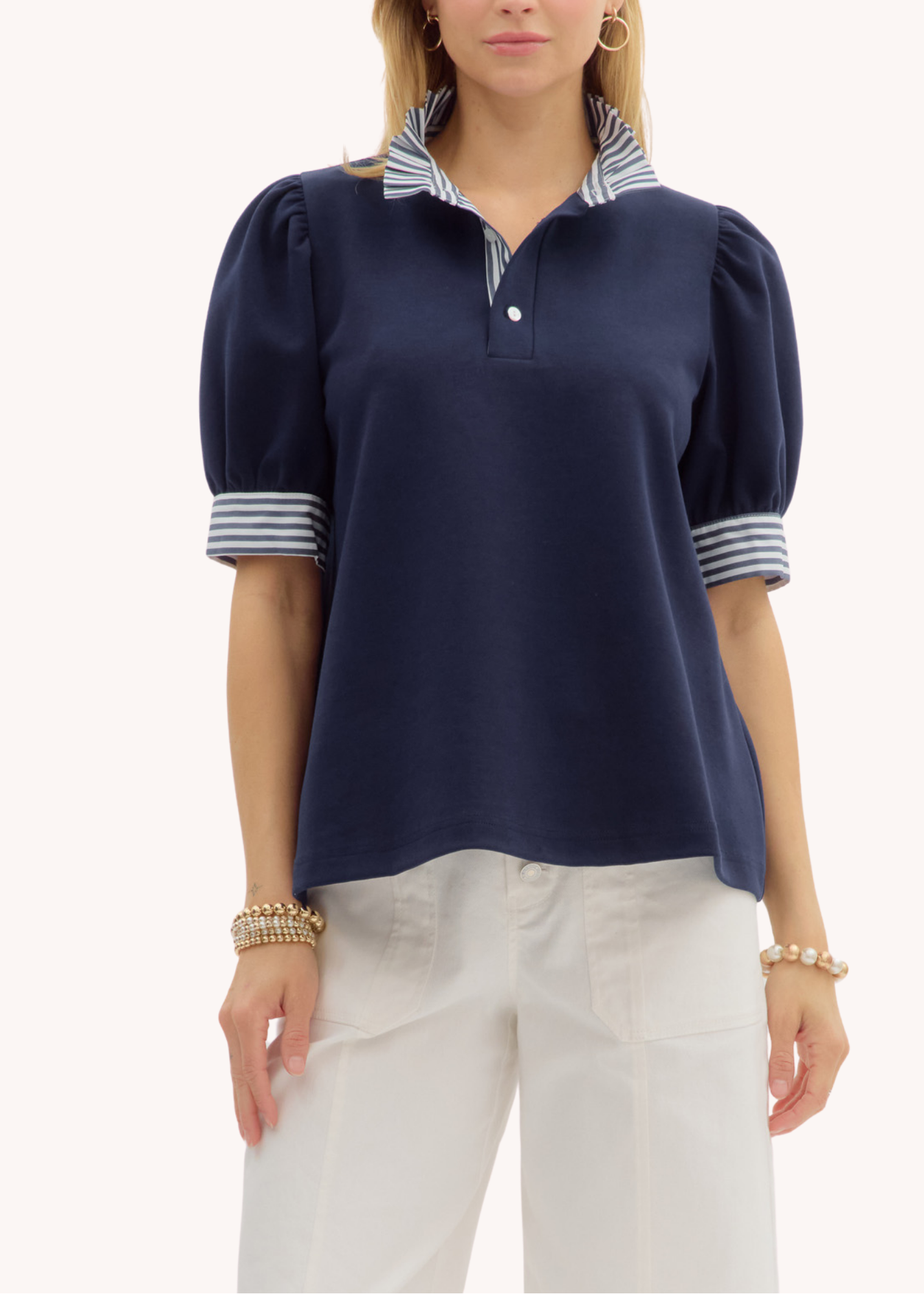 Lois Top in Navy