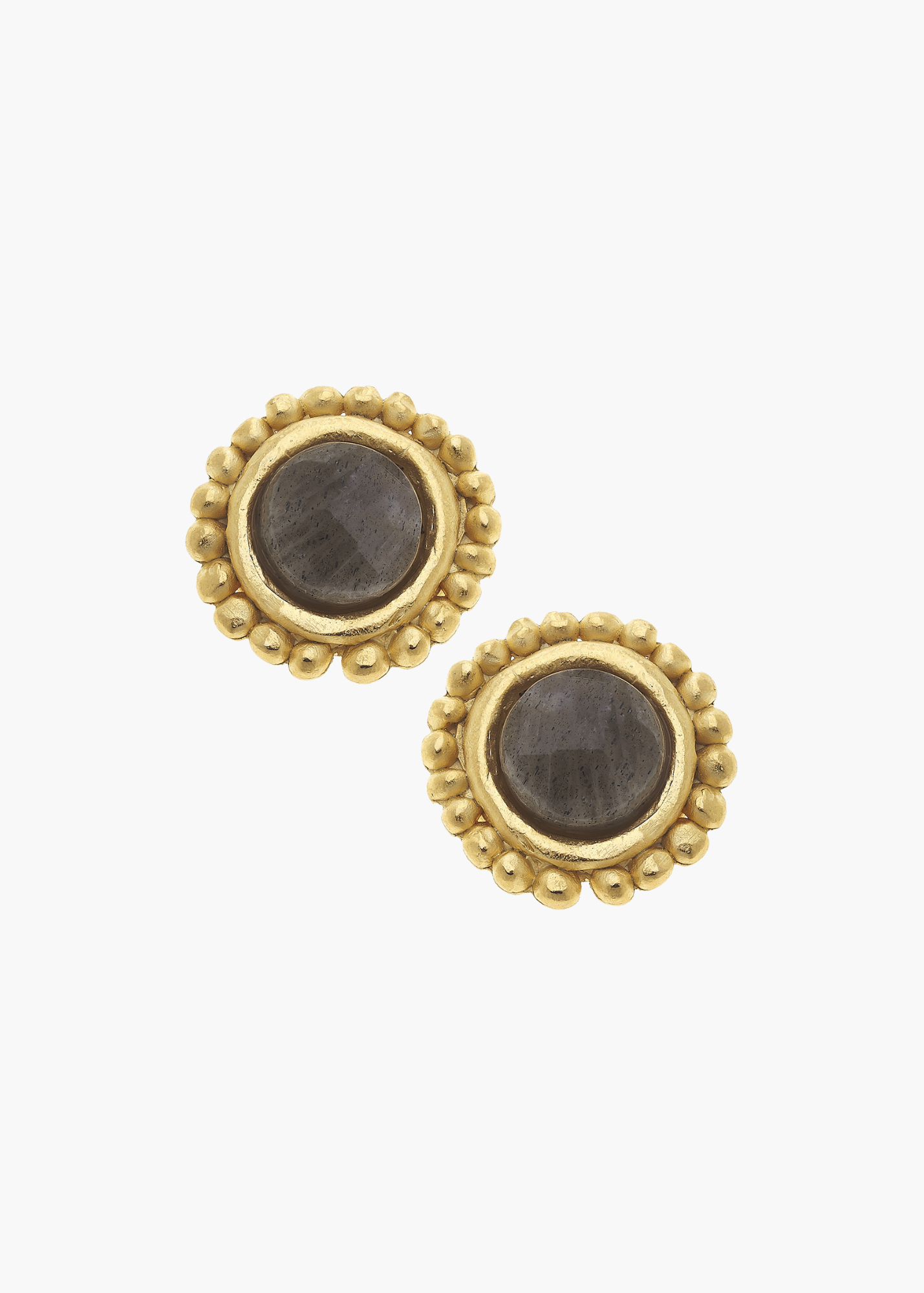 Lapis Gold Studs