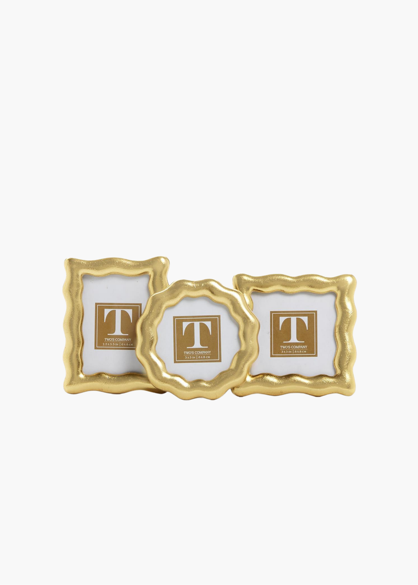 Vintage Ore Wavy Frames in Gold