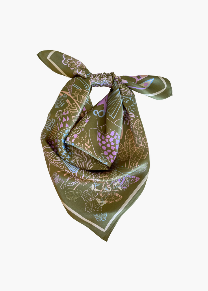 The Valensole Silk Scarf