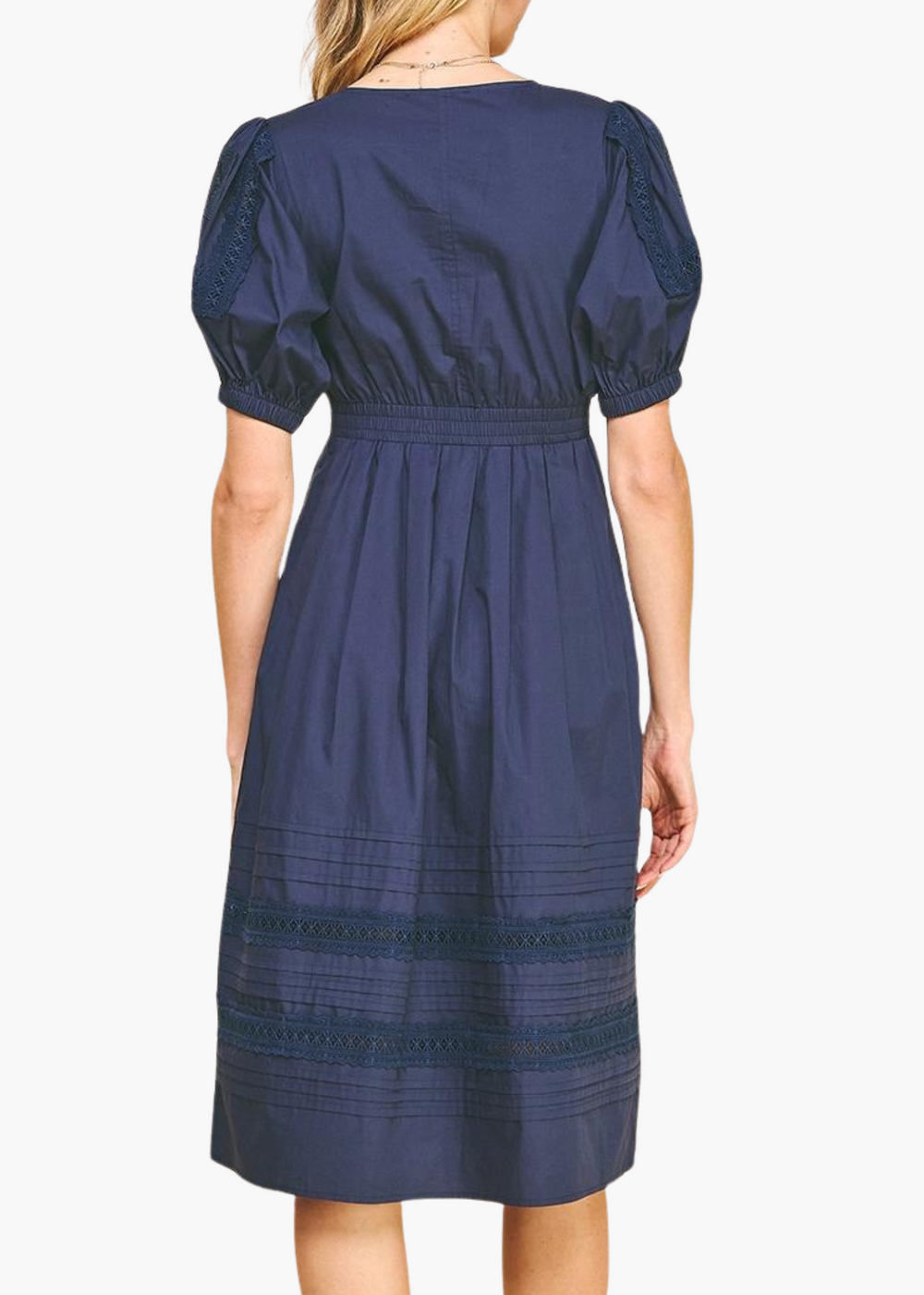 Jenny Puff Sleeve Midi Dress