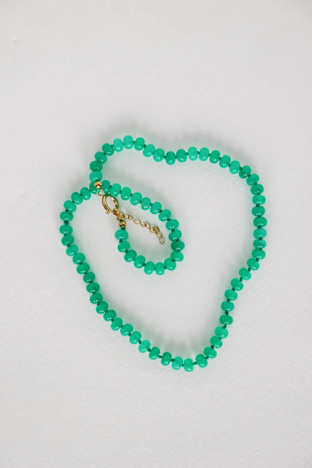 18" Jade Candy Necklace