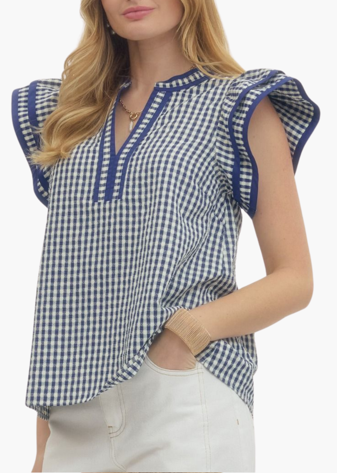 Kimberly Top in Navy