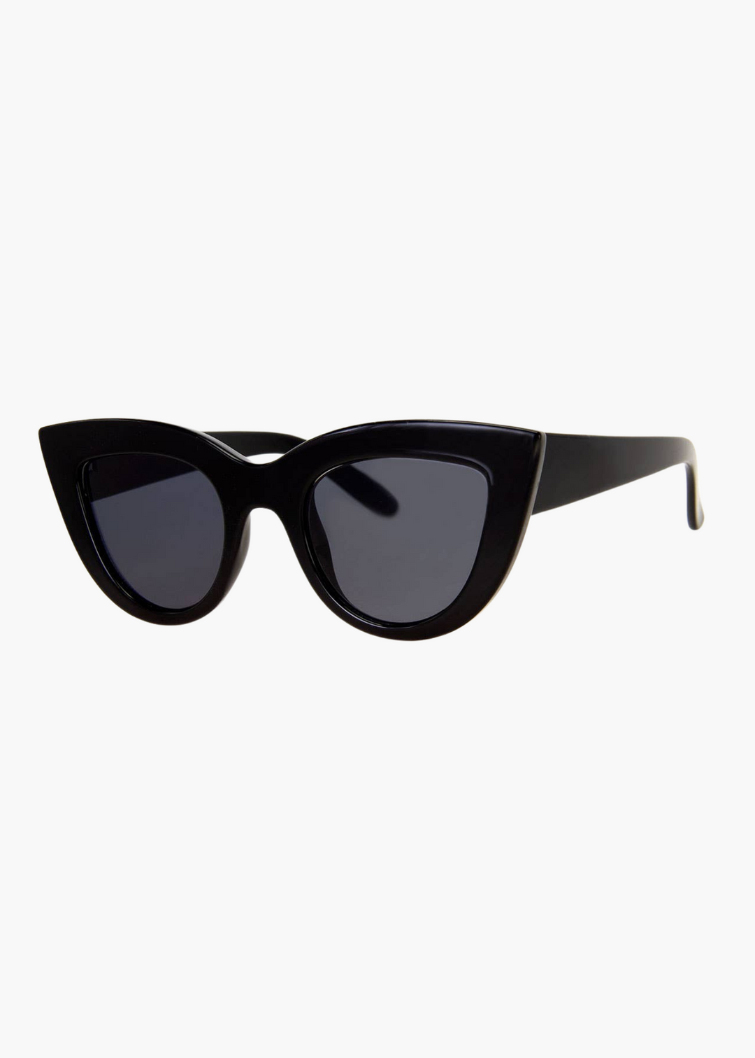 Vintage Inspired Cat Eye Sunglasses in Black