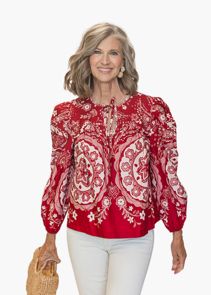 Hayden Top in Wine Medallion