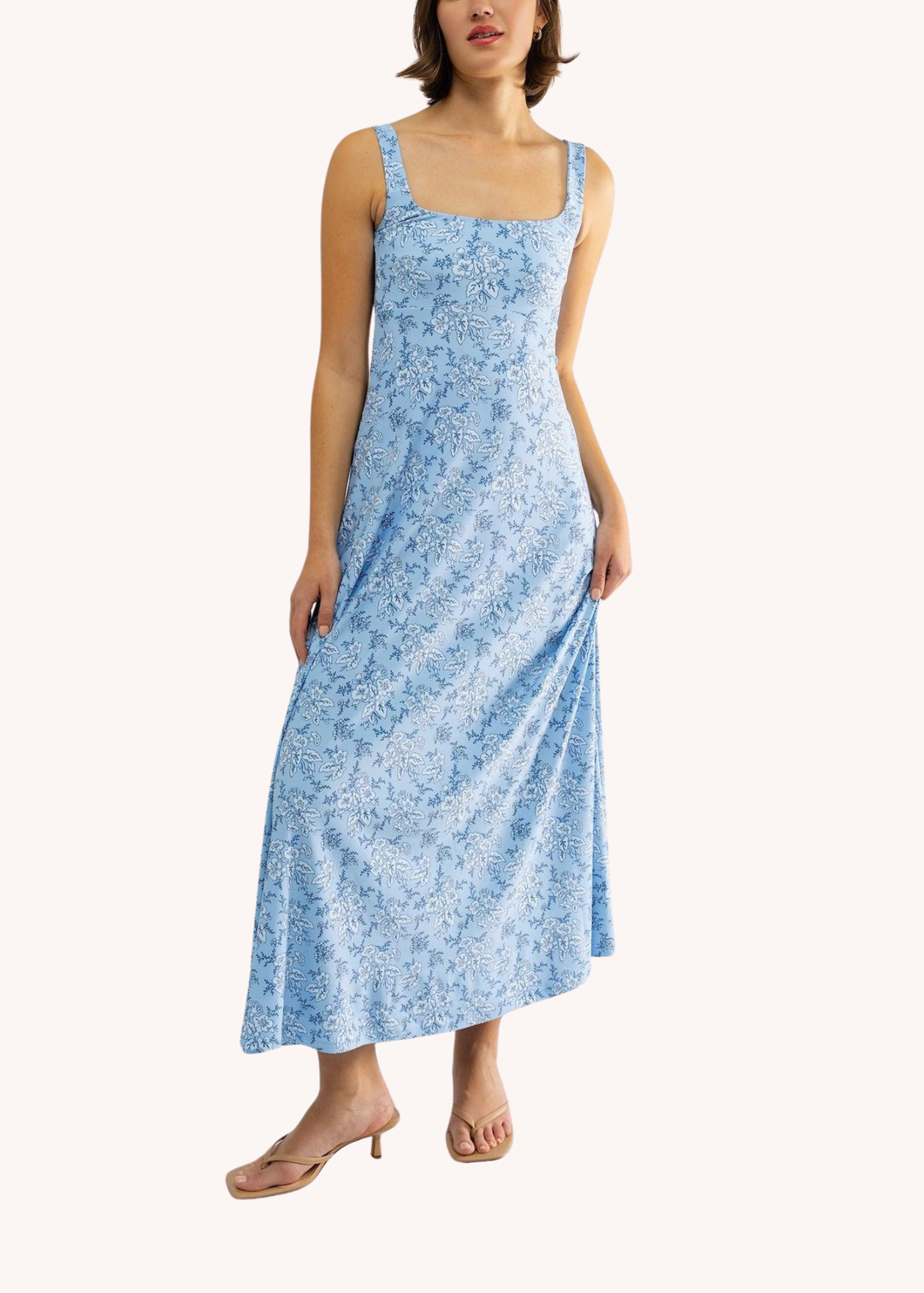 Paloma Dress in Raindrop Floral
