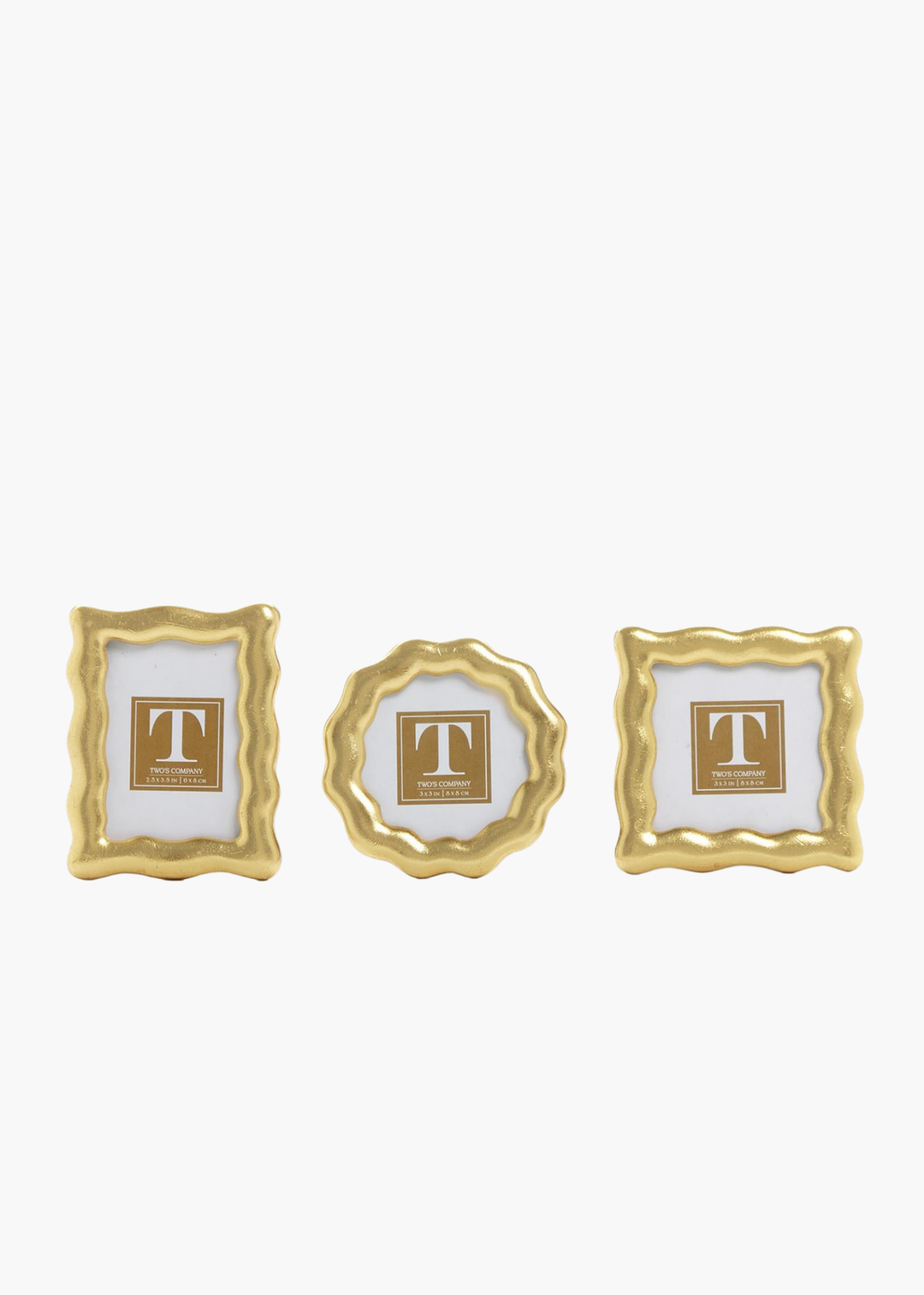 Vintage Ore Wavy Frames in Gold