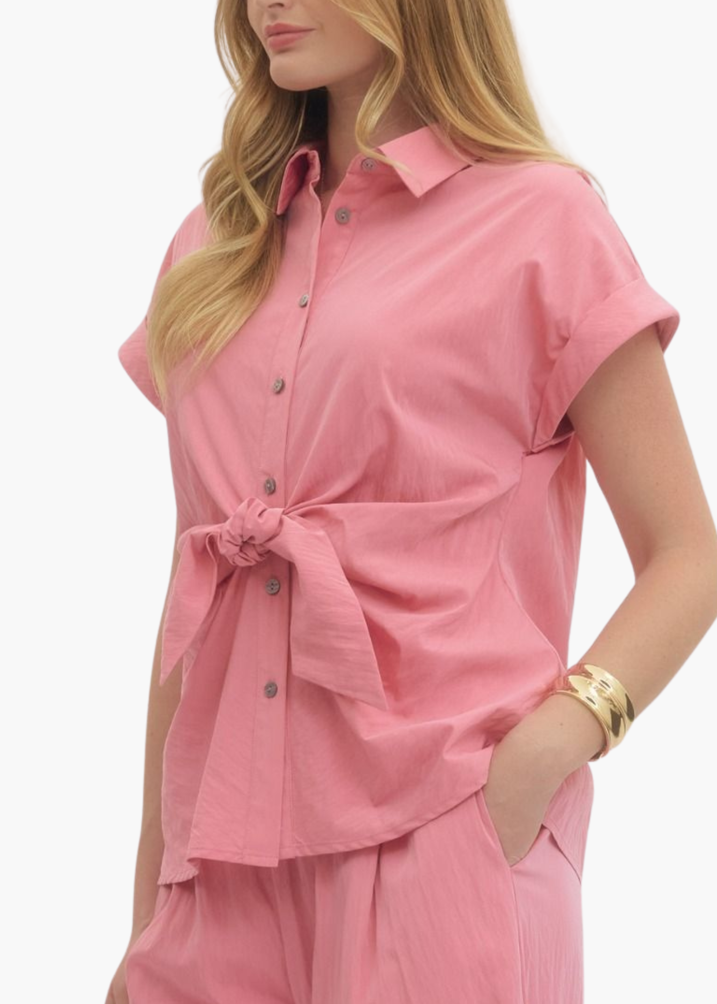 Mila Top in Light Pink