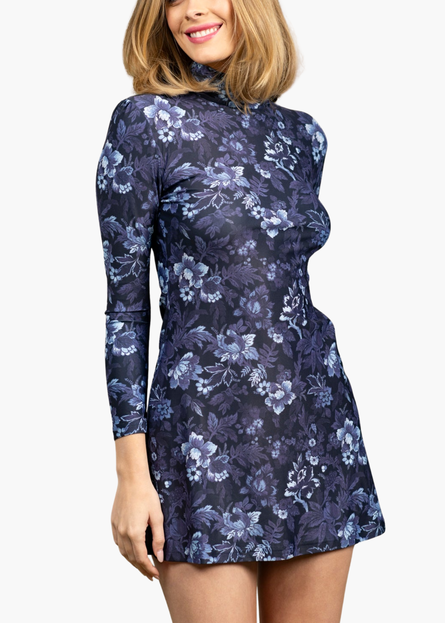 Dottie Dress in Royal Rose