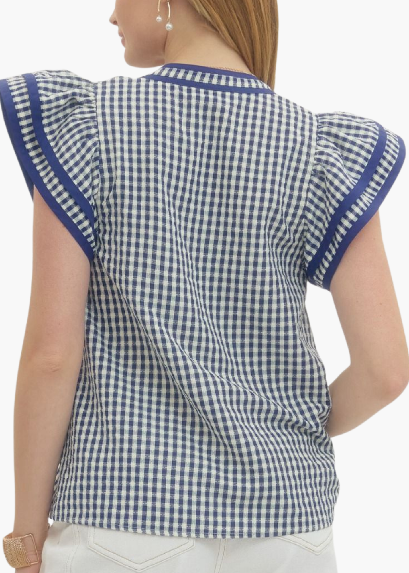 Kimberly Top in Navy