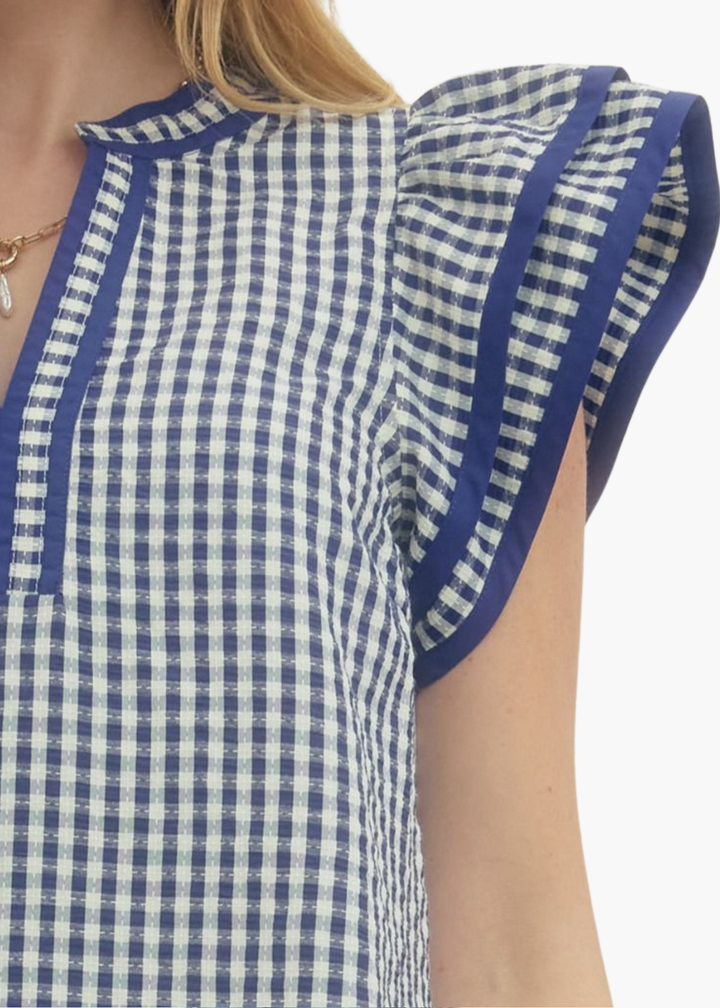 Kimberly Top in Navy