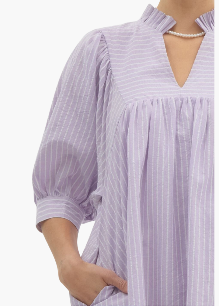 Kailee Mini Dress in Lavender