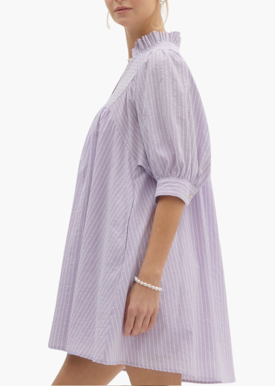 Kailee Mini Dress in Lavender