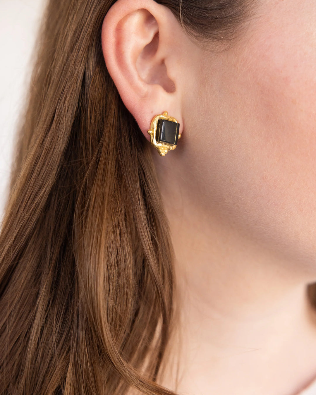 Charlotte Studs in Black