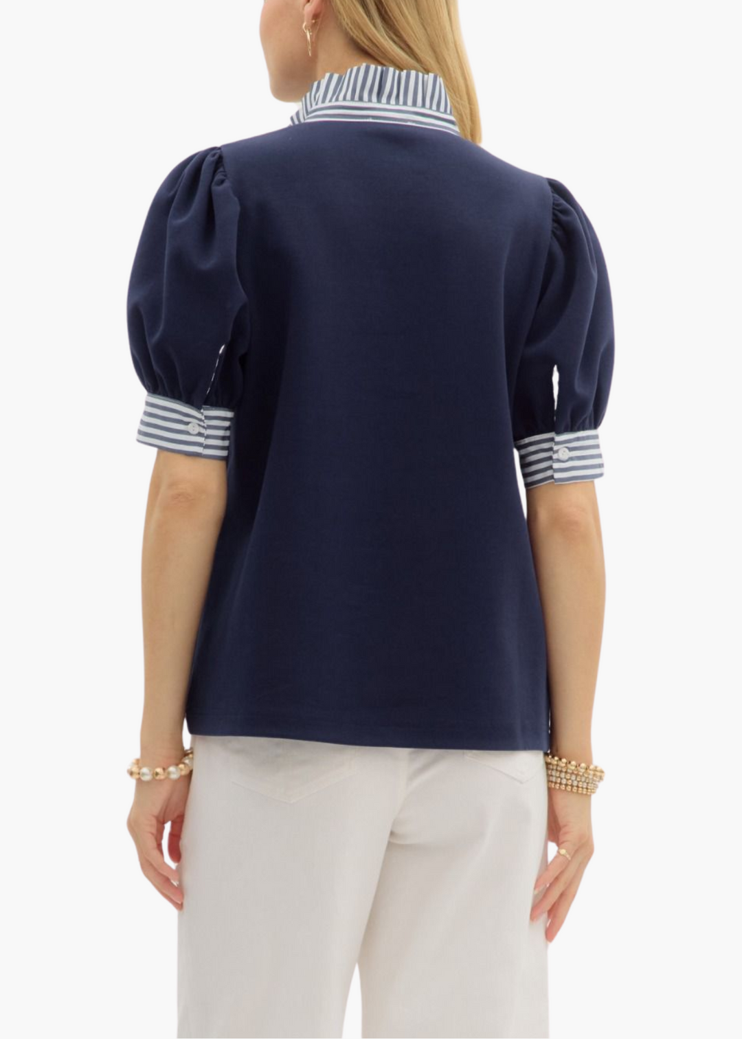 Lois Top in Navy