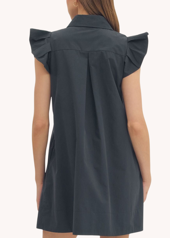 Helen Mini Dress in Navy