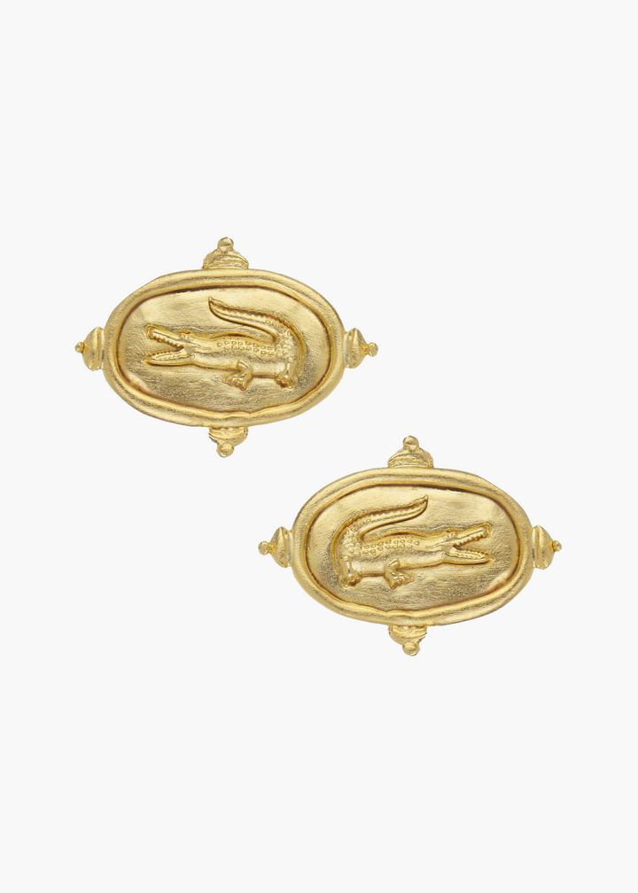 Alligator Intaglio Studs